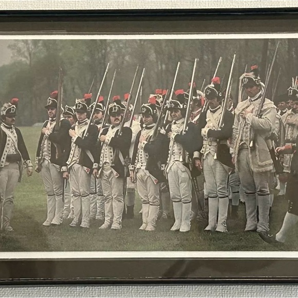 Valley Forge Framed Reenactment Vintage Postcard (1983) - Picture 2 of 10